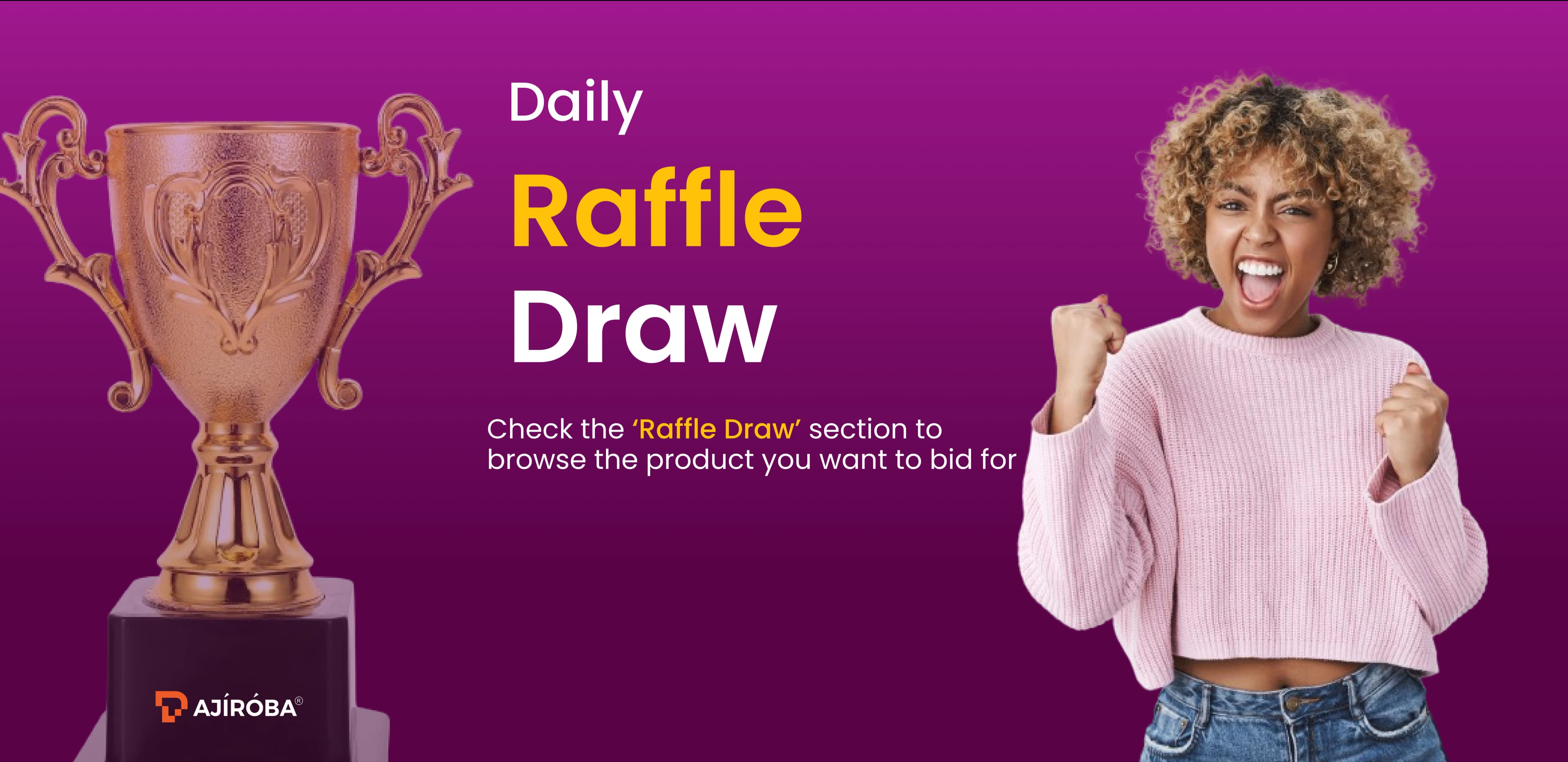 Raffle draw carousel